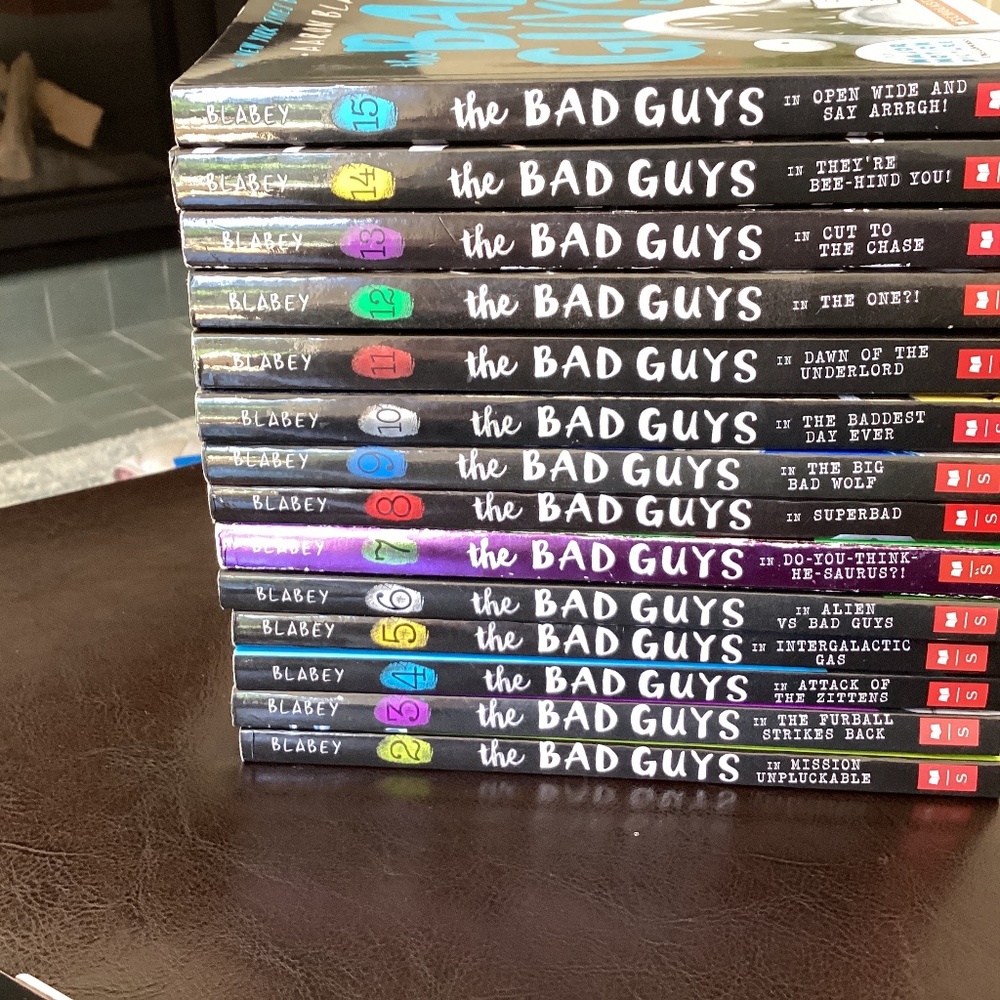 Bad Guys book set  books 2-15